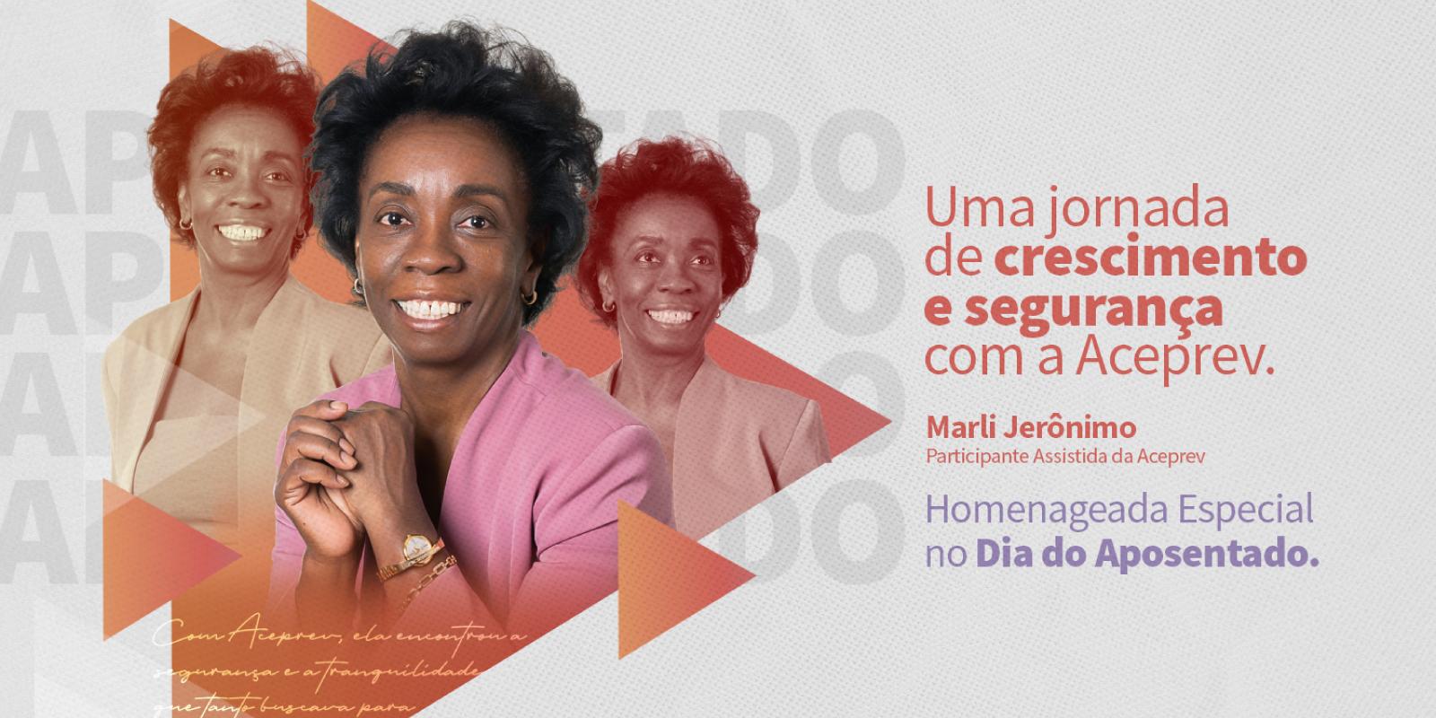 Celebrando a Jornada de Marli Jerônimo no Dia do Aposentado